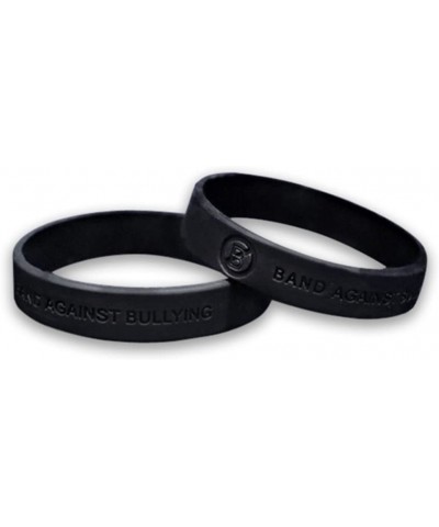 50 Pack Anti-Bullying Black Silicone Bracelets (Wholesale Pack - 50 Bracelets) $52.56 Kids' Dress-Up Accessories