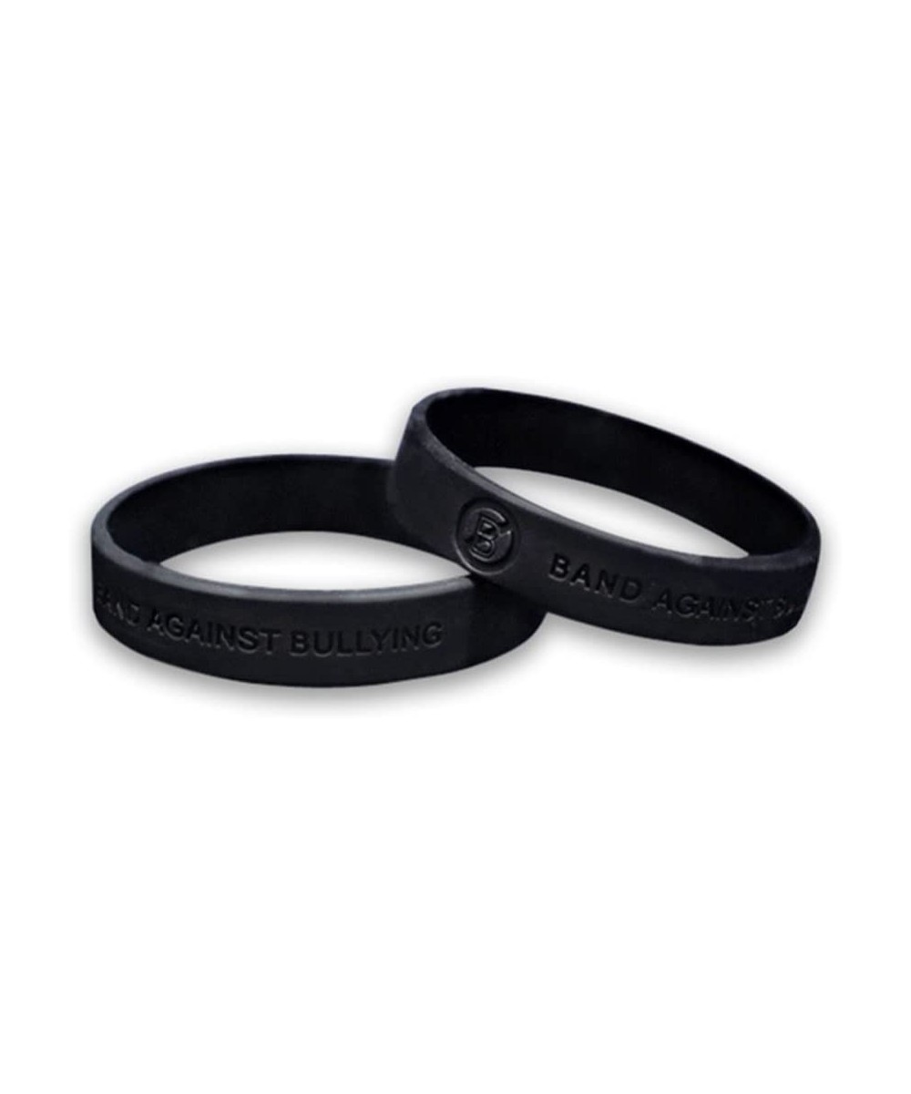 50 Pack Anti-Bullying Black Silicone Bracelets (Wholesale Pack - 50 Bracelets) $52.56 Kids' Dress-Up Accessories