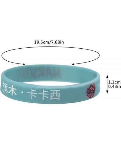 kakashi Cosplay 2pcs Bracelet Japanese Animation Shippuden Braided Wristband with Symbol kakshi Role-Playing Bracelet for Ani...