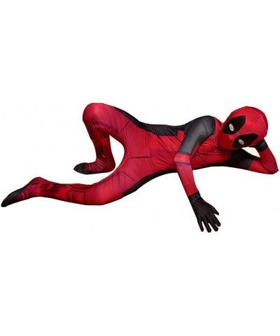 Kid Superhero Costume 3D Print Full Bodysuit Spandex Dress Up Halloween Zentai Suit $44.85 Kids' Costumes