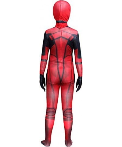 Kid Superhero Costume 3D Print Full Bodysuit Spandex Dress Up Halloween Zentai Suit $44.85 Kids' Costumes