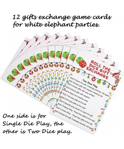 Christmas Game White Elephant Gift Exchange Xmas Holiday Party Decoration Supplies $20.73 Board Games