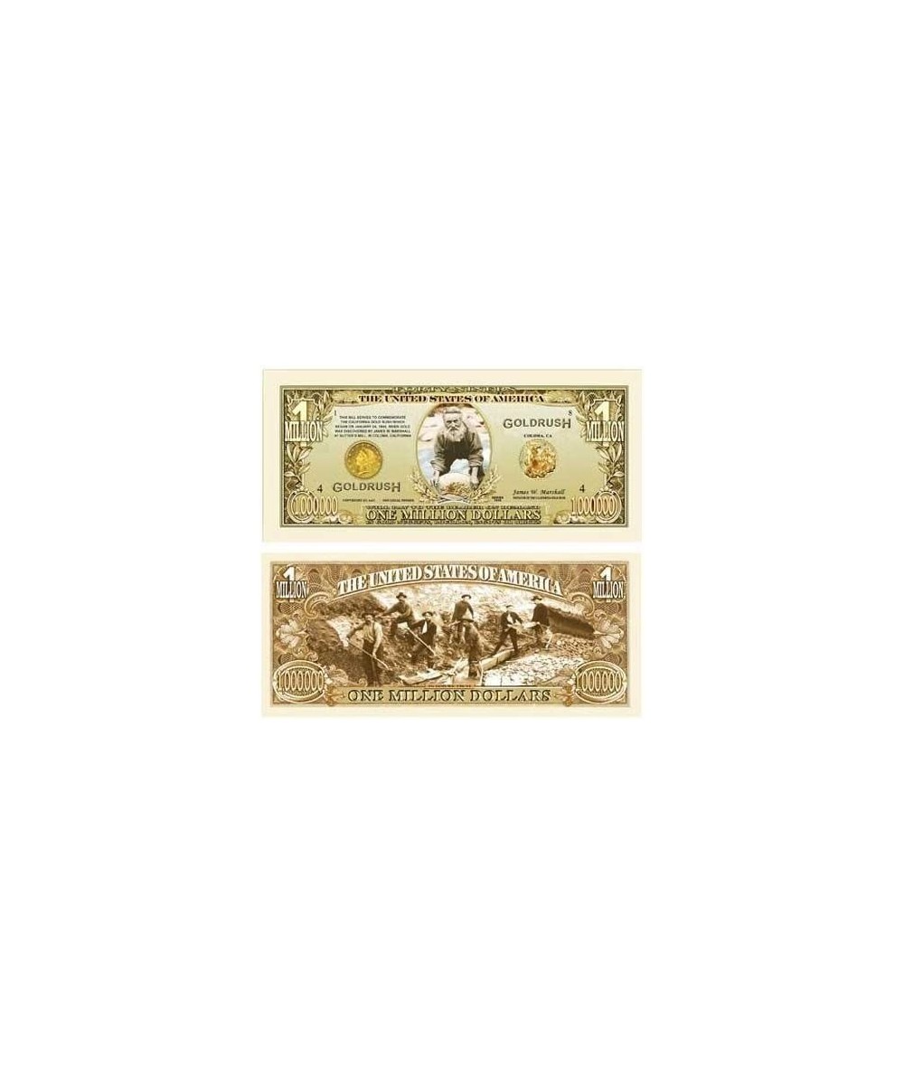 1849 Gold Rush Million Dollar Bill (Pack of 100) $44.42 Gags & Practical Joke Toys