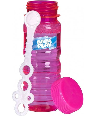 BubblePlay Bubble Blower Bottles with Wands: 4 OZ Bottles of Bubble Solution with Wands for Kids - Outdoor Summer Fun Birthda...