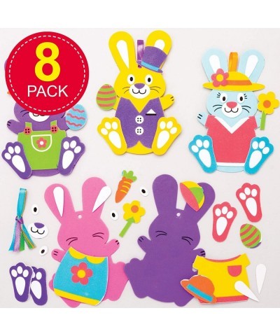 AT399 Easter Bunny Mix & Match Ornaments Kits - Pack of 8 Ideal for Kids' Arts and Crafts Educational Toys Gifts Keepsakes $1...