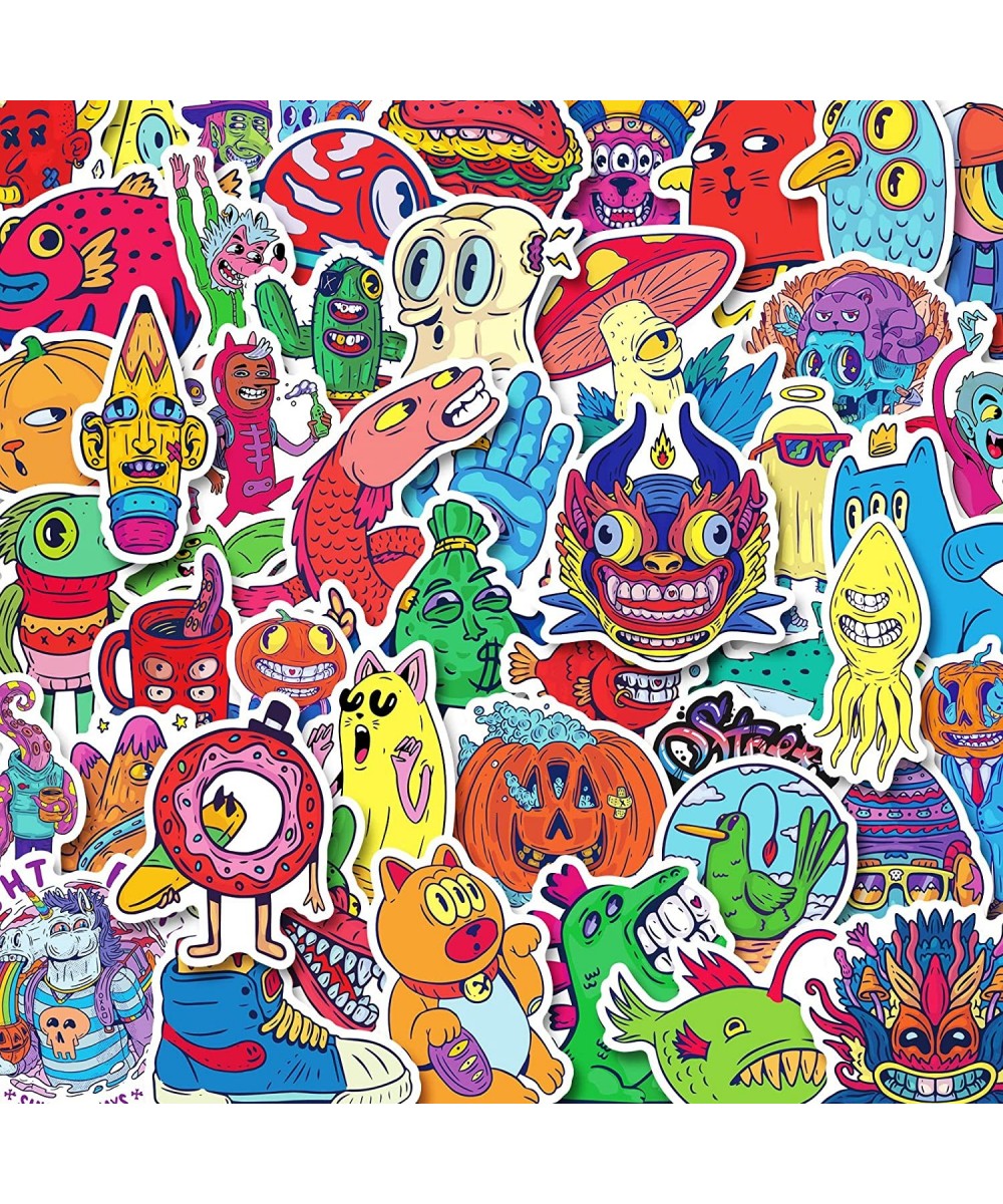 Monster Stickers for Water Bottles 100 PCS Vinyl Waterproof Cartoon Stickers Cute Animal Stickers and Decals for Hydro Flask ...