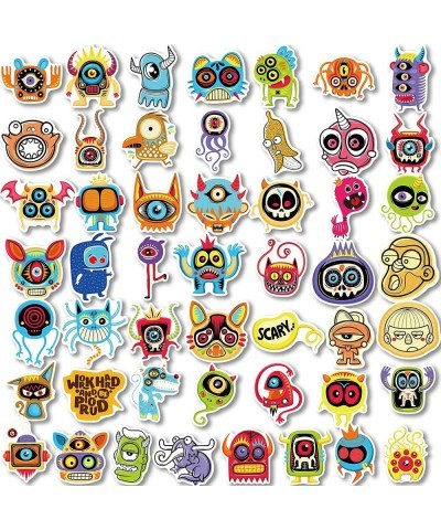 Monster Stickers for Water Bottles 100 PCS Vinyl Waterproof Cartoon Stickers Cute Animal Stickers and Decals for Hydro Flask ...