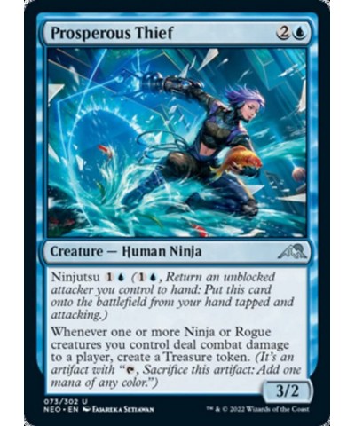 Magic: the Gathering - Prosperous Thief (073) - Kamigawa: Neon Dynasty $10.56 Trading Cards & Accessories