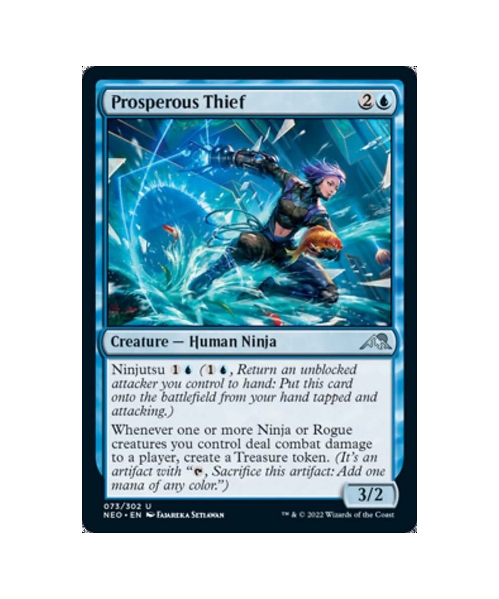 Magic: the Gathering - Prosperous Thief (073) - Kamigawa: Neon Dynasty $10.56 Trading Cards & Accessories