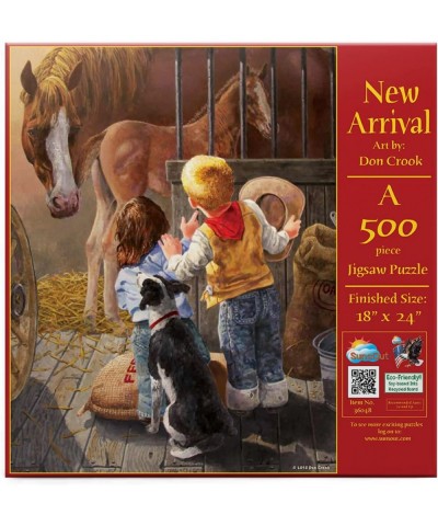 Arrival 500 pc Jigsaw Puzzle Horse Scene $33.00 Jigsaw Puzzles