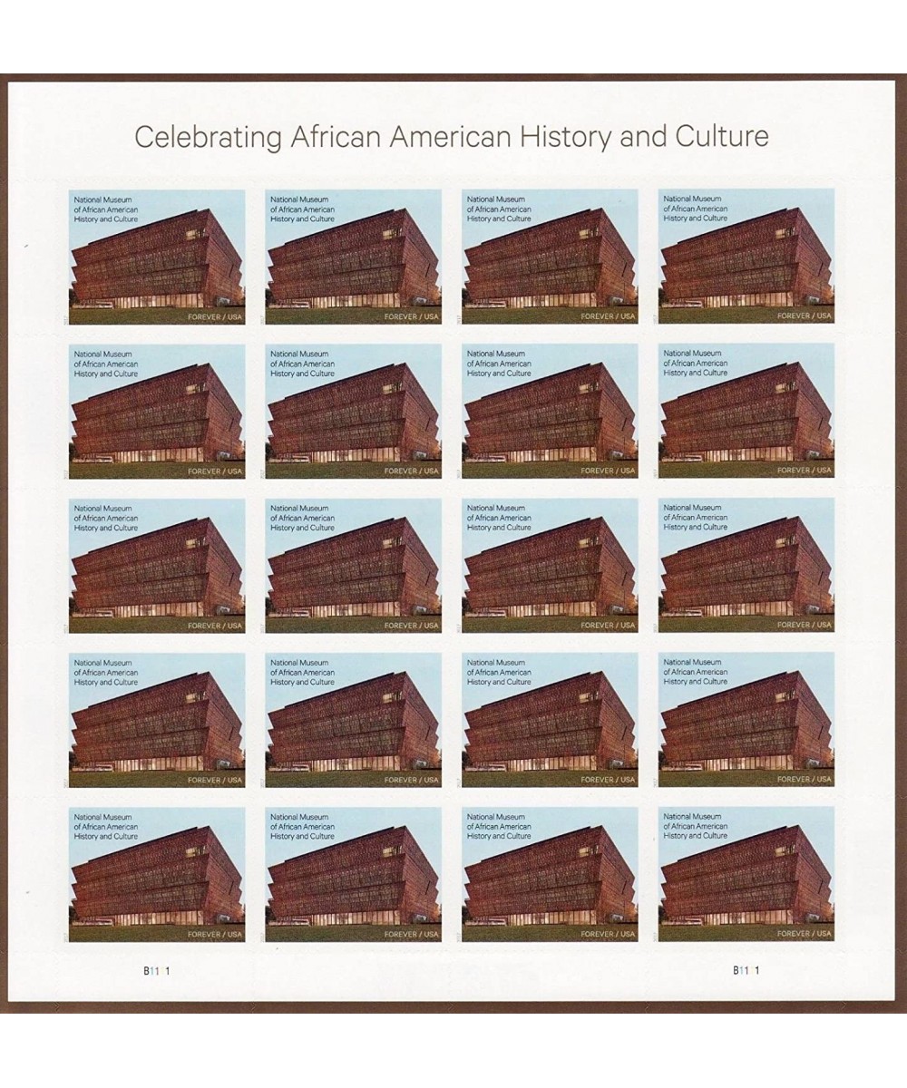 2017 History of African American History And Culture Sheet of 20 Forever Stamps Scott 5251 $51.95 Collectible Postage Stamps