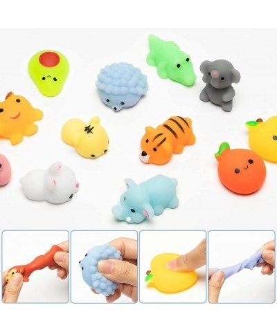 28Pcs Fruit and?Animals?Mochi?Squeeze?Toys?Mini Kawaii Fidget Toys Party Favor for Kids Birthday Gift Treat Goodie Bags Fille...