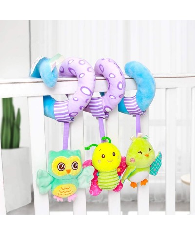 Car Seat Toys Baby Activity Spiral Plush Stroller bar Toy Accessories Hangings pram Toy Crib Toys with Bell for boy or Girl (...