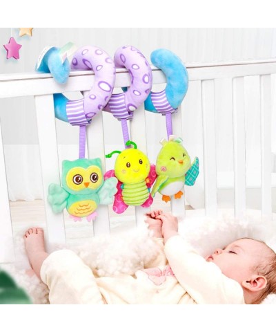 Car Seat Toys Baby Activity Spiral Plush Stroller bar Toy Accessories Hangings pram Toy Crib Toys with Bell for boy or Girl (...