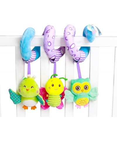 Car Seat Toys Baby Activity Spiral Plush Stroller bar Toy Accessories Hangings pram Toy Crib Toys with Bell for boy or Girl (...