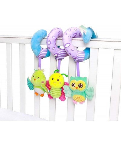 Car Seat Toys Baby Activity Spiral Plush Stroller bar Toy Accessories Hangings pram Toy Crib Toys with Bell for boy or Girl (...