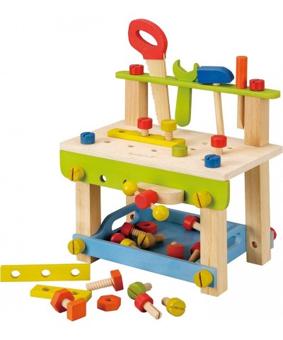 Toddler Workbench with Tools. Wooden Building Set Hammer Toy $79.54 Toy Construction Tools