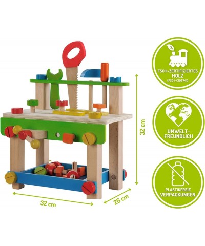 Toddler Workbench with Tools. Wooden Building Set Hammer Toy $79.54 Toy Construction Tools