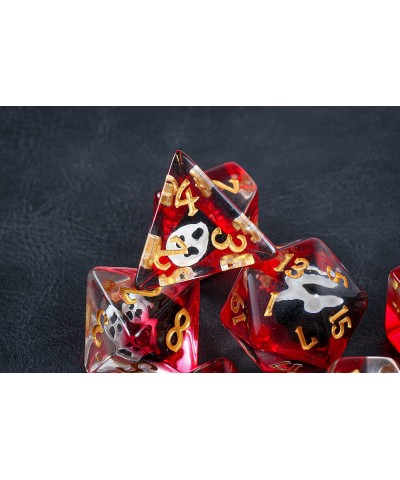 Horror Boogeyman of Evil DND Dice Set for Dungeons and Dragons Gifts D&D D and D Pathfinder Accessories D20 Polyhedral Resin ...