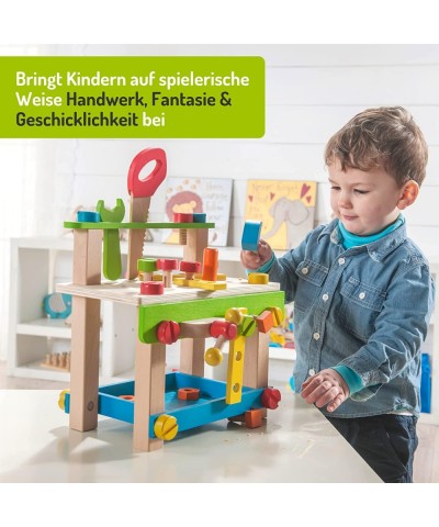 Toddler Workbench with Tools. Wooden Building Set Hammer Toy $79.54 Toy Construction Tools