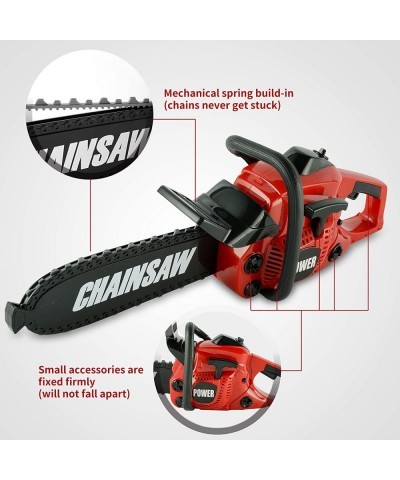 Pretend Play Series Chainsaw Toy Tool Play Set Outside Kids Chainsaw Toy Tool Set Outdoor Preschool Gardening Lawn Toy Gift f...