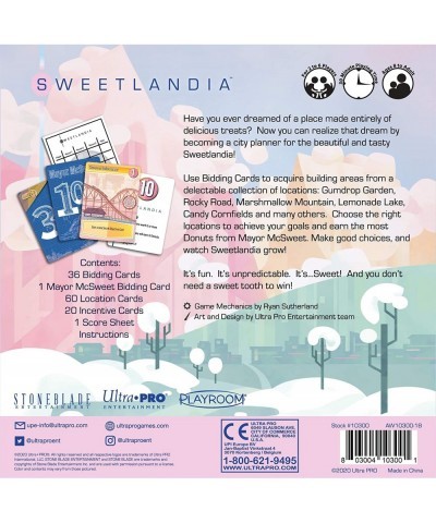 SWEETLANDIA - Plan and Build Your Dream City with Tasty Delicious Sweets! A Resource Planning and Building Card Game That's G...