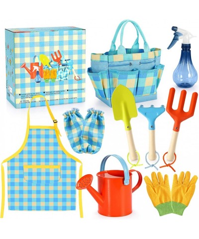 Kids Gardening Set - Kids Gardening Tools Set Colorful Children Garden Tools Fun STEM Toys with Watering Can Gloves Shovel Ra...