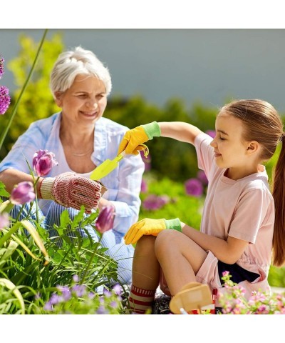 Kids Gardening Set - Kids Gardening Tools Set Colorful Children Garden Tools Fun STEM Toys with Watering Can Gloves Shovel Ra...