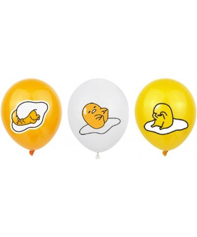 32Pcs Gudetama Birthday Party Supplies Party Favors Set For Kids Gudetama Cake Topper Cupcake Toppers Banner Balloons For Gud...