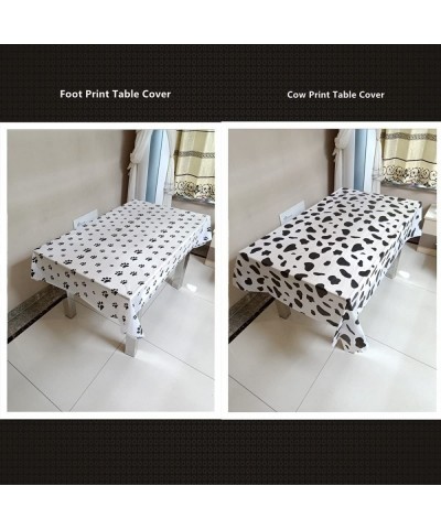 7pcs Animal Print Table Covers with 54X108 inch Safari Animal Tablecloth Jungle Animal Theme Table Covers Zoo Print Table Clo...