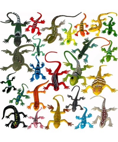 24 Pieces of Fake Lizard Toys These Reptiles are Suitable for Birthday Party Supplies Or Gifts Bearded Dragon Toys Gecko Toy ...