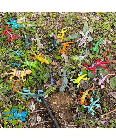 24 Pieces of Fake Lizard Toys These Reptiles are Suitable for Birthday Party Supplies Or Gifts Bearded Dragon Toys Gecko Toy ...