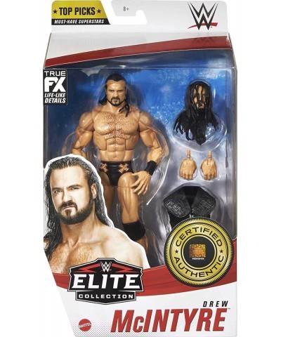 WWE Top Picks Elite Drew McIntyre Action Figure with Universal Championship6 in Posable Collectible Gift for WWE Fans Ages 8 ...