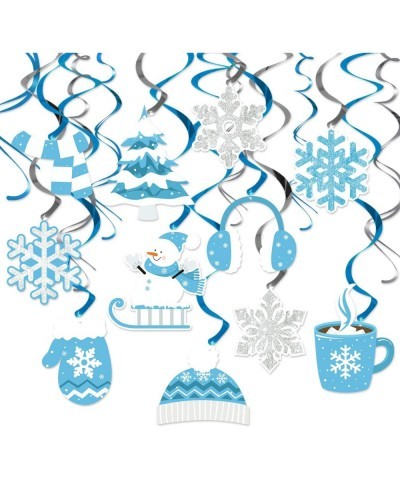 Snowflake Party Hanging Swirls Frozen Party Ceiling Decorations for Winter Wonderland Birthday Party Decorations Little Snowf...