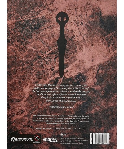 Vampire - The Masquerade - The Fall of London $84.37 Board Games