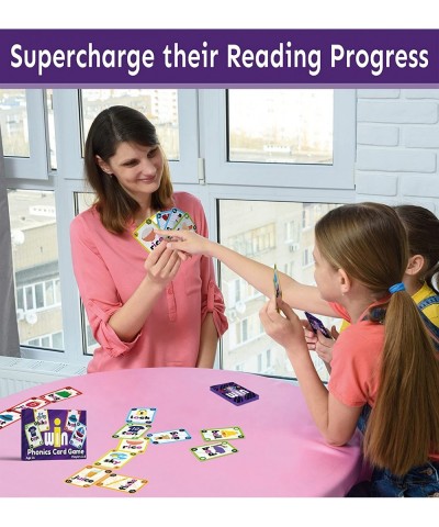 iWin Phonics Game and Vowels Sounds Card Game - Learn to Read Game for Ages 3-9 Kindergarten 1st 2nd Grade Learning Phonics -...