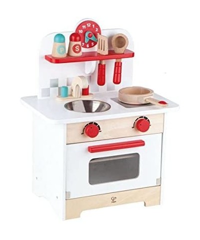 Gourmet Kitchen Kid's Wooden Play Kitchen in Retro Red $83.15 Toy Kitchen Products