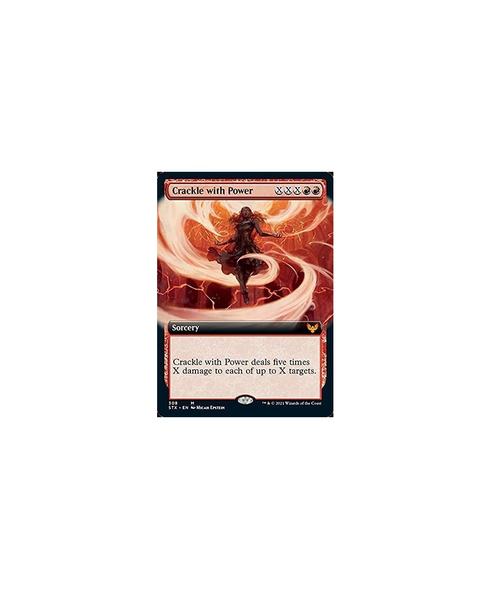 Magic: The Gathering - Crackle with Power (308) - Extended Art - Foil - Strixhaven: School of Mages $27.83 Trading Cards & Ac...