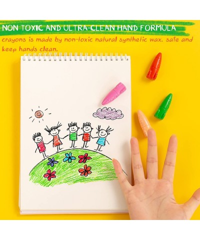 Kids Crayons 24 Colors Non-Toxic Crayons Rocket Shape Toddler Crayons Easy to Hold and Safe for Toddler Kids Youth … $18.02 K...