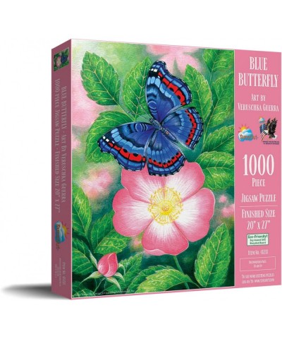 Blue Butterfly 1000 pc Jigsaw Puzzle $43.04 Jigsaw Puzzles