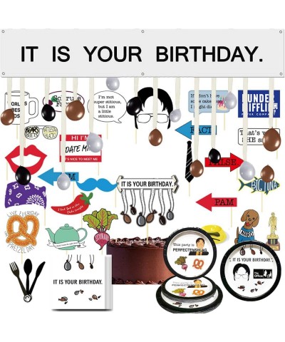 It is Your Birthday Banner The Office Dwight Theme Infamous Husband Birthday Photo Booth Props Party Decorations The Office C...