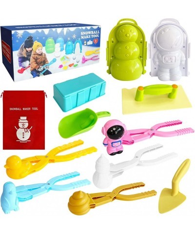 Snowball Maker Tools 12pcs Snow Toys Kits Astronaut Snowman Poo Duck Penguin Mold Snow Brick Block Maker Shovel $56.46 Sandbo...