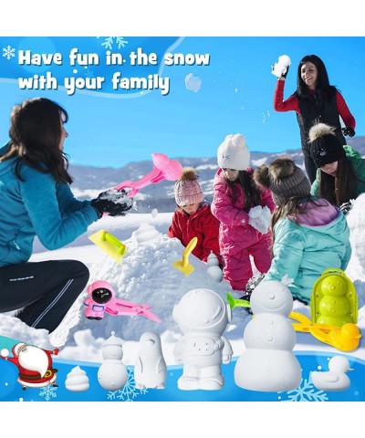 Snowball Maker Tools 12pcs Snow Toys Kits Astronaut Snowman Poo Duck Penguin Mold Snow Brick Block Maker Shovel $56.46 Sandbo...