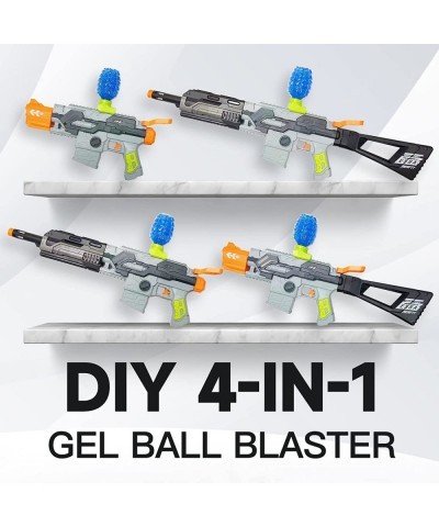 Large Gel Ball Blaster Toy Gun 4 in 1 Gel Gun 30000 Water Beads and Goggles Manual and Auto Modes Gel Ball Blaster for Outdoo...