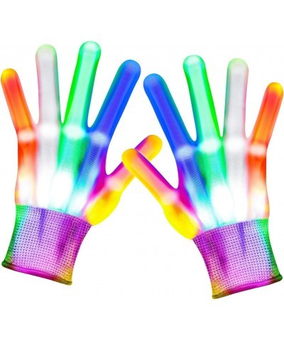 Toys for 3-12 Year Old Boys Girls Flashing LED Light Gloves Glow Gloves Cool Fun Toys for Age 3-12 Boys Girls Birthdays Hallo...