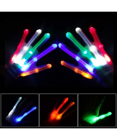 Toys for 3-12 Year Old Boys Girls Flashing LED Light Gloves Glow Gloves Cool Fun Toys for Age 3-12 Boys Girls Birthdays Hallo...