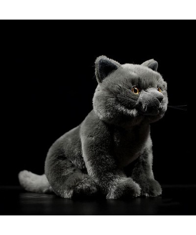 British Short Cat Stuffed Animal - 11 inch Plush Toy Grey Cat Soft Toy Cat for Kids (British Short Cat 1) $45.54 Stuffed Anim...