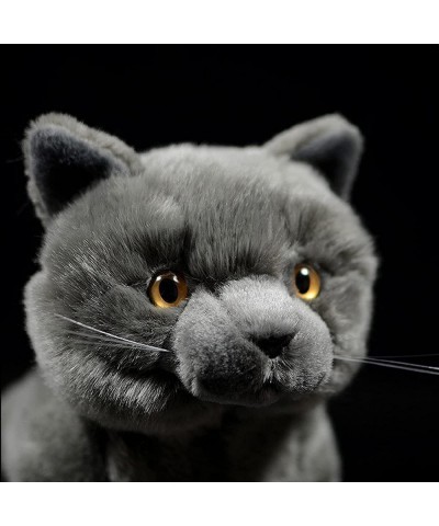 British Short Cat Stuffed Animal - 11 inch Plush Toy Grey Cat Soft Toy Cat for Kids (British Short Cat 1) $45.54 Stuffed Anim...