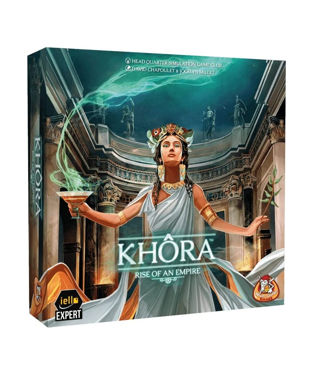 IELLO: Khôra - Rise of an Empire Strategy Board Game Race to Development Game Develop Your City Better and Faster Than Your O...