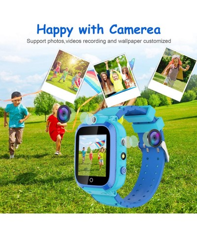 Kids Smart Watch for Boys Girls 1.44" HD Touch Screen with 14 Puzzle Games Music Player Dual Camera 12/24 hr Pedometer Flashl...